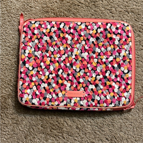 Vera Bradley Colorful Laptop Sleeve 14 X 11 - Picture 1 of 3